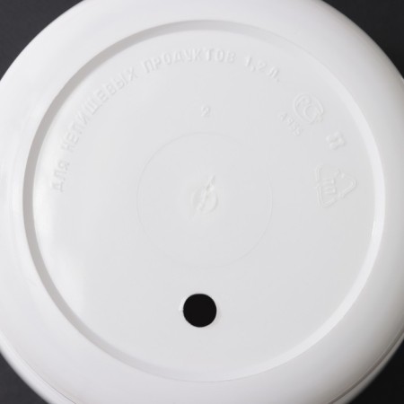 Pot with the Podon "Classic", 1.2 l, white color-2