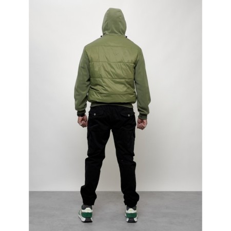 Sports male jacket, size 56, green color-15