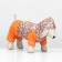 Orange overall overalls, fleece, XL (DS 32-34, Osh 32, OG 40-44 cm)