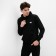 Men's sweatshirt with a hood Mist Men’s Casual Size 54, black