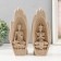Souvenir Polystone "Buddha and palms" Sand set 2 pcs 9x11.5x21.5 cm