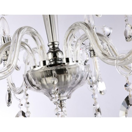 Suspicious classic chandelier with crystal Ambrella Light, Classic, TR4900, 6HE14, Color Chrome-3