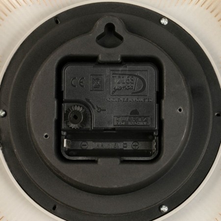 Wall clock, series: interior, discrete move, 26 x 26 cm, d-11.5 cm, aa-2