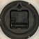 Wall clock, series: interior, discrete move, 26 x 26 cm, d-11.5 cm, aa