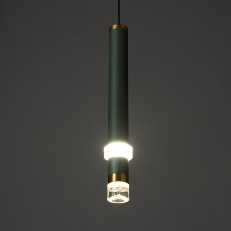 Suspension lamp "Regent" LED 5W 4000k Green 3.3x3.3x30-130cm-2