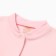 Body baby with a long sleeve (with buttons), pink color, height 56