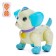 Robot dog “Smart pet” Zhory, on the control panel, interactive: sound, light, dancing, musical, on batteries, in Russian, blue and white