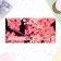 Money envelope "Happy Anniversary!" Pink roses, 16x8 cm