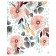 Pillow Cut "Pastel poppies, decorative, size 16x45 cm