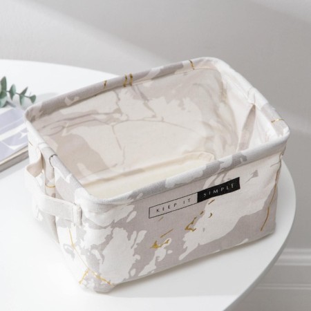 Basket for trifles of the share "marble", 23 × 16 × 12 cm, gray color-9