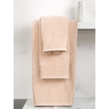 Terry towel Bio-Textiles, 380 gr, size 70x140 cm, beige color