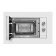 Built -in microwave oven Maunfeld JBMO725WH01, 1080 W, 20 l, 5 modes, white