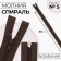 Lightning "Spiral", No. 5, detachable, automatic lock, 50 cm, brown color