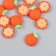 Decor for creativity plastic "Citrus mix" set of 12 pcs 1.2x1.2 cm