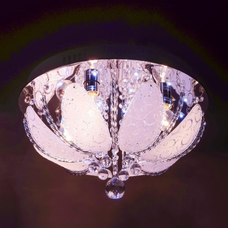 Chandelier 55725/400 CR chrome 4x40W E14 LED PDU 40x40x21cm-2