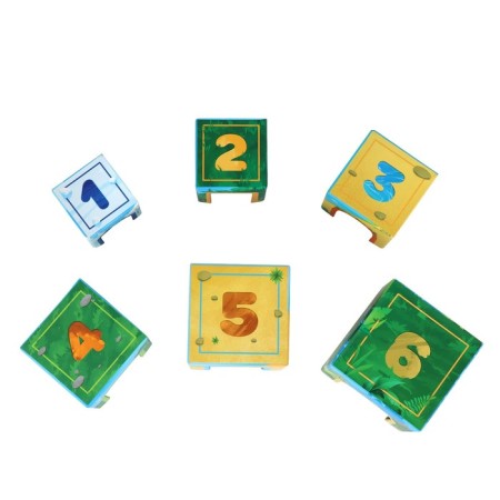 Board game "Smart cubes. Study animals ", 1+-3