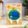 Candle for cake Tigor Cloud "Jubilee" Blue "10", 6.5 cm
