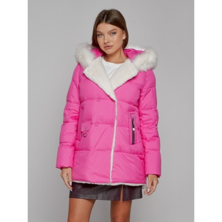 Winter jacket, size 42, pink color-7