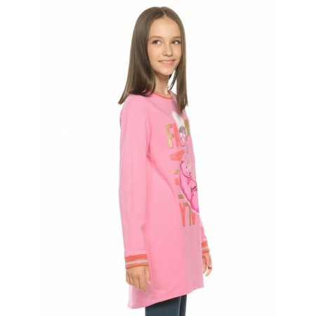 Sweatshirt for girls, height 134 cm, pink color-2