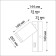 ULAR lamp, 1x9W GU10, silver color
