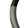 Braid on the steering wheel Nova Bright eco -leather, black, perforation, gray inserts, size m