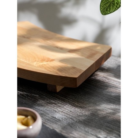 ADELIICA “Eurasia” for serving on the legs for sushi and rolls, 35 × 18 × 5.5 cm, an array of birch trees-2