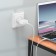 Network charger Hoco C96a, 1 USB, 2.1 A, Lightning cable - USB, 1 m, white