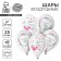 Shar Latex 12 “Blue you. Happy birthday”, set of 25 pcs.