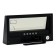 Clock - electronic desk alarm clock: thermometer, calendar, hygrometer, 13.3 x 7.4 cm