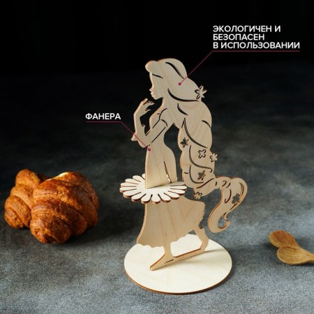 Wooden napkin "Rapunzel", 25 × 15 × 13 cm-11