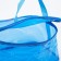 Cosmetic bag with lightning, blue color