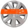 Wheel caps 15 "Airline", silver, carbon, in a set 2 pieces