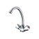MILARDO TRISB00M01 shell mixer, two -wound, high spout 195 mm, chrome 504945