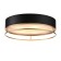 Ceiling lamp ST LUCE. SL1127.432.05. Chodo. 5x40 watts, E27, 60x60x18 cm, black color, matte gold