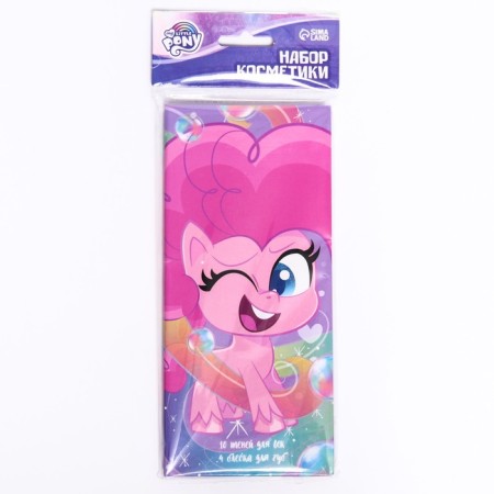 A set of cosmetics, shadows 10 colors, shine 4 colors "Pink Pie", My Little Pony-4