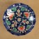 Candy of Rishtan ceramics "Flowers", 16 cm, blue