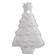 Christmas tree decoration for coloring "Christmas tree with a star" with a suspension, brush