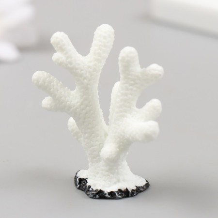 Figure for Florarium Polystone "Montipor finger" White 4.7x4.5 cm-3