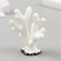 Figure for Florarium Polystone "Montipor finger" White 4.7x4.5 cm