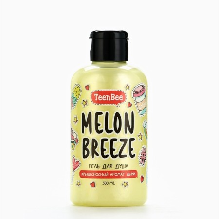Shower gel, moisturizing, melon aroma, 300 ml, teenbee-5