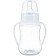 A bottle for feeding, a classic throat, fitted, with handles, 150 ml., From 0 months., White color