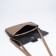 Bag-clate on magnet, long belt, beige color