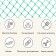 Garden grid, 0.5 × 5 m, cell square 83 × 83 mm, plastic, green, Greengo