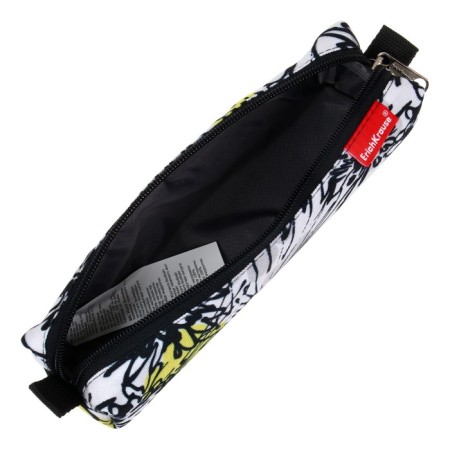 Penal soft, 1 compartment, quadro, 50 x 210 mm, Erich Krause, Zebra Flower 52188-3