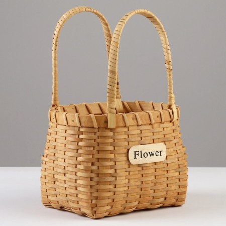 Wicker basket, 19.5 x 14 x 13/27 cm, rattan