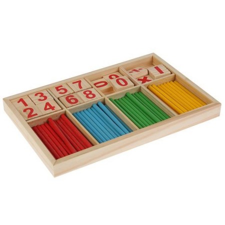 Wooden toy "Counting Set" "soon to school" "Three cats"-1