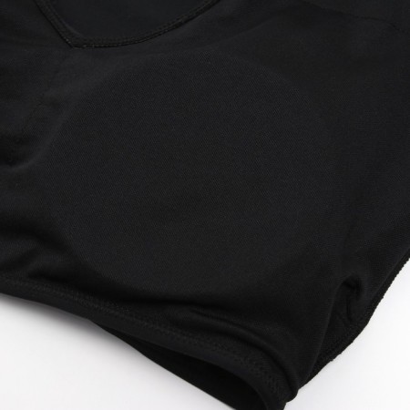 Separate female swimsuit with long sleeves minku black color, size 46-8