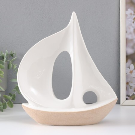 Souvenir Ceramics "Big Saisen" Sand-white 22.5x8.5x25.3 cm