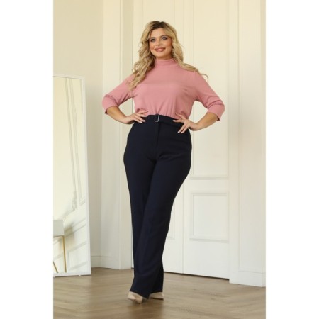 Women's turtleneck, size 60, pink color-7