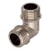 STM square, 1/2 ", nickelized brass